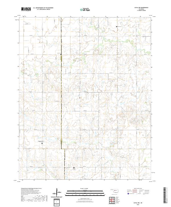 USGS Topographic Map – Loyal NW