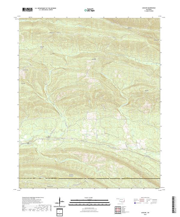 USGS Topographic Map – Ludlow