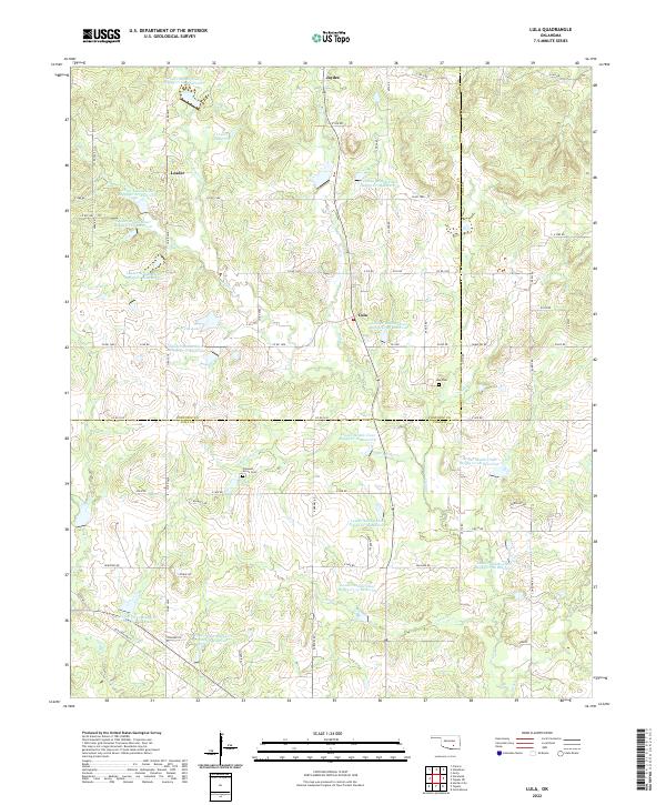USGS Topographic Map – Lula