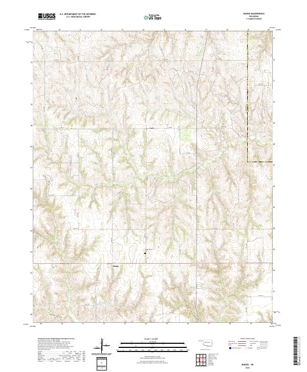 USGS Topographic Map – Madge