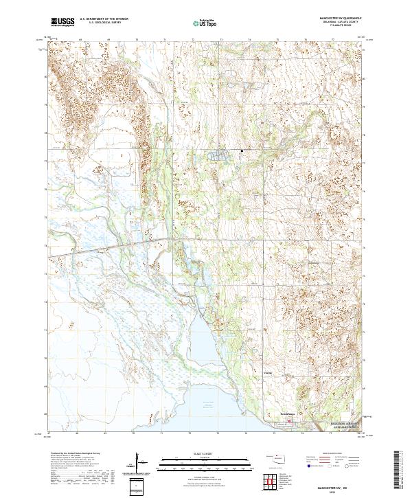 USGS Topographic Map – Manchester SW