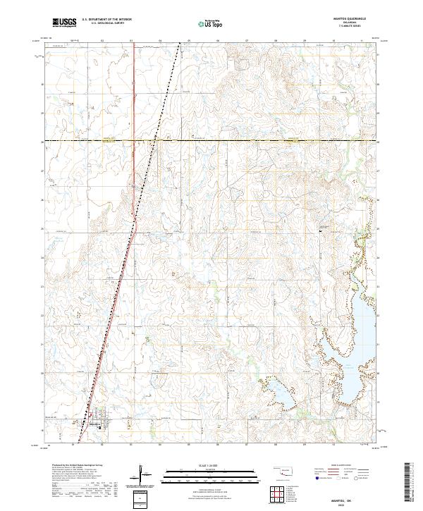 USGS Topographic Map – Manitou