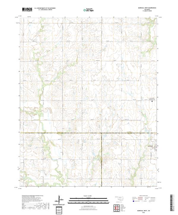 USGS Topographic Map – Marshall West