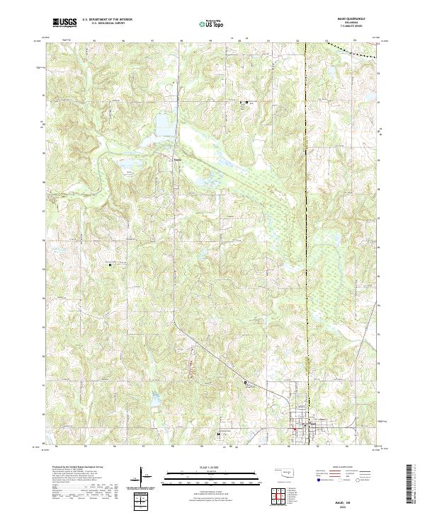 USGS Topographic Map – Maud