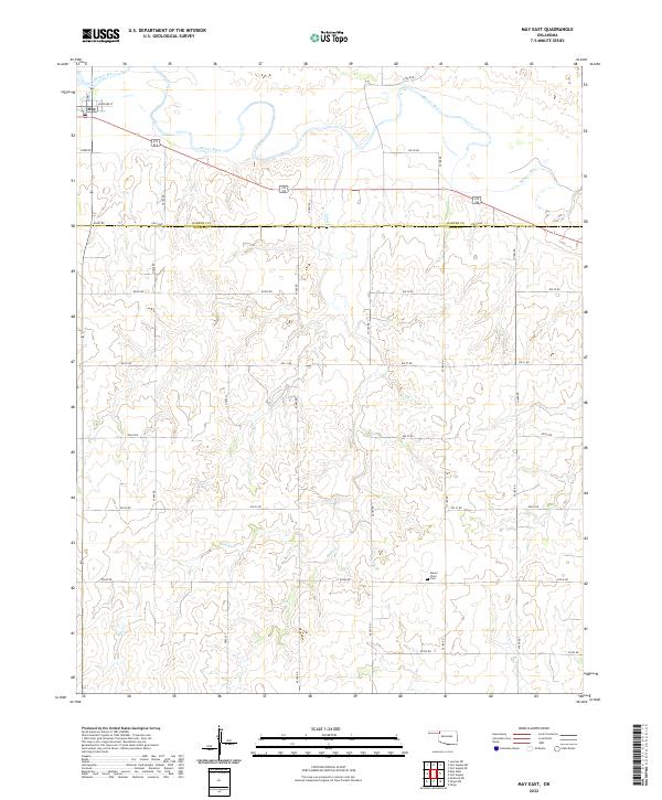 USGS Topographic Map – May East