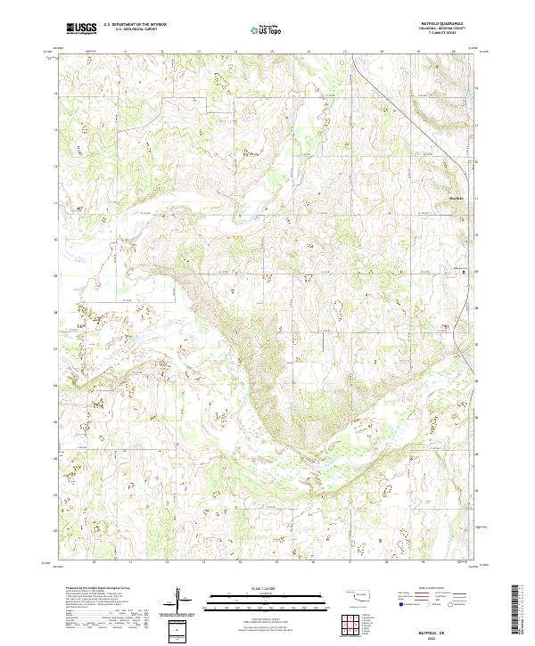 USGS Topographic Map – Mayfield