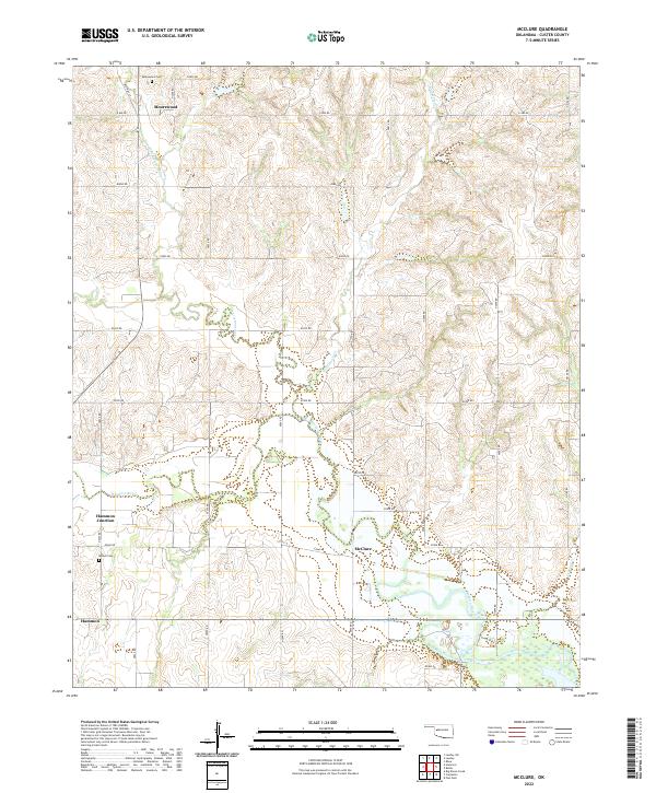 USGS Topographic Map – McClure