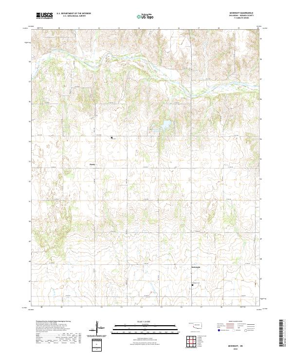 USGS Topographic Map – McKnight