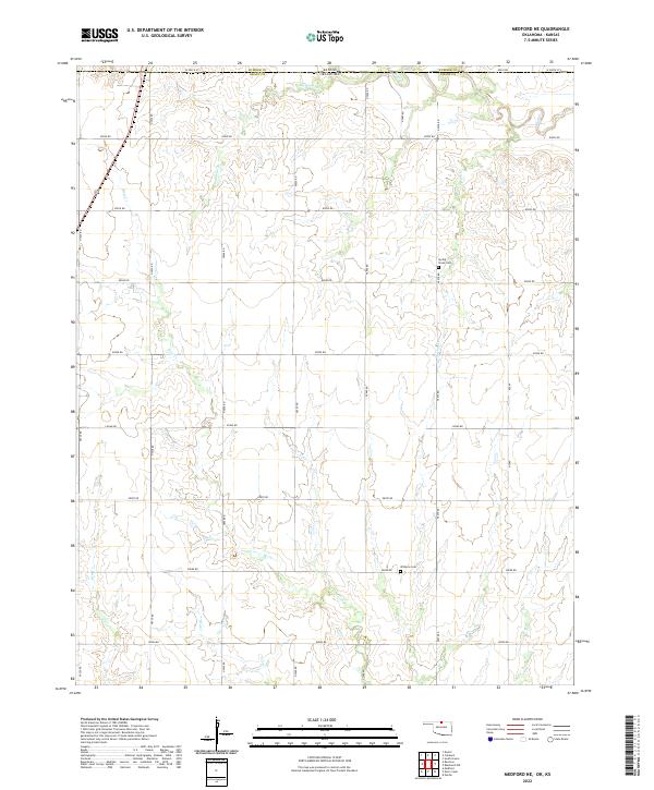 USGS Topographic Map – Medford NE