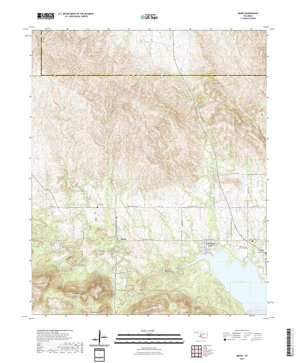 USGS Topographic Map – Meers