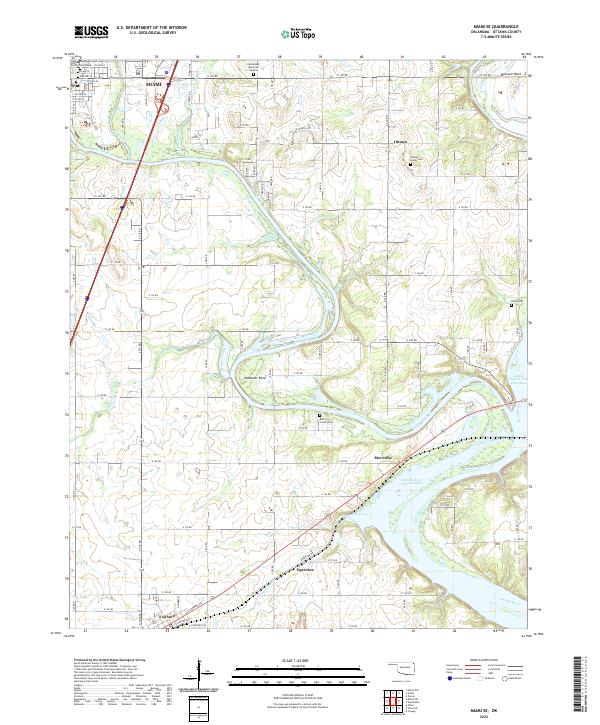 USGS Topographic Map – Miami SE