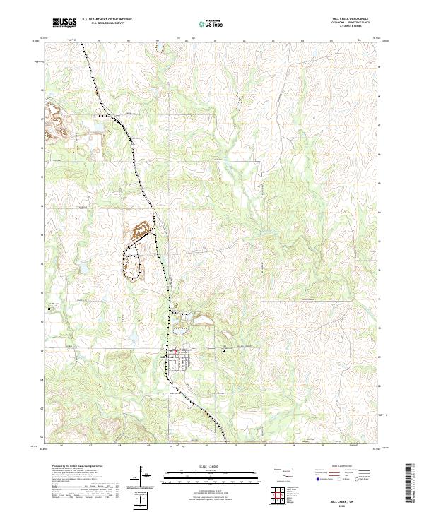 USGS Topographic Map – Mill Creek