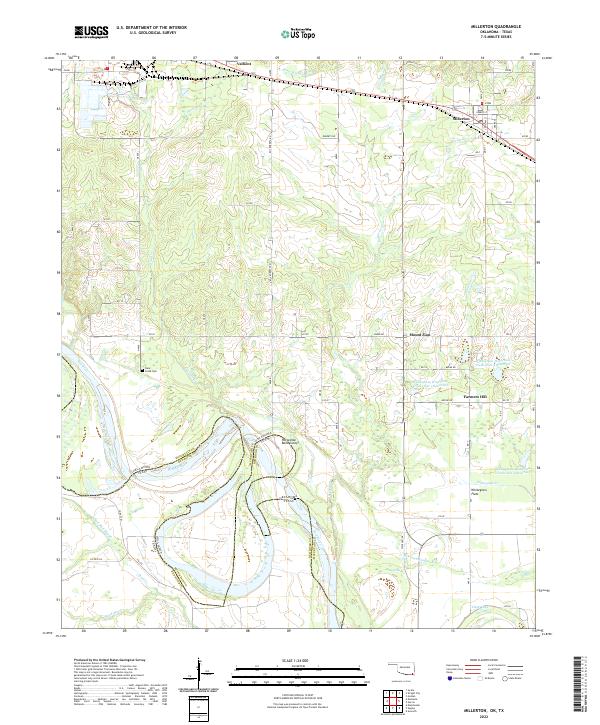 USGS Topographic Map – Millerton