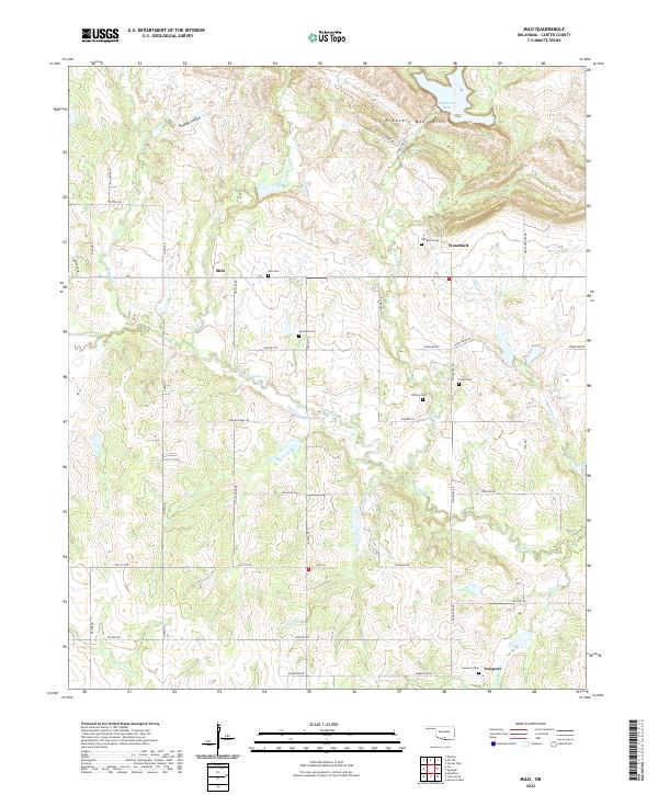 USGS Topographic Map – Milo