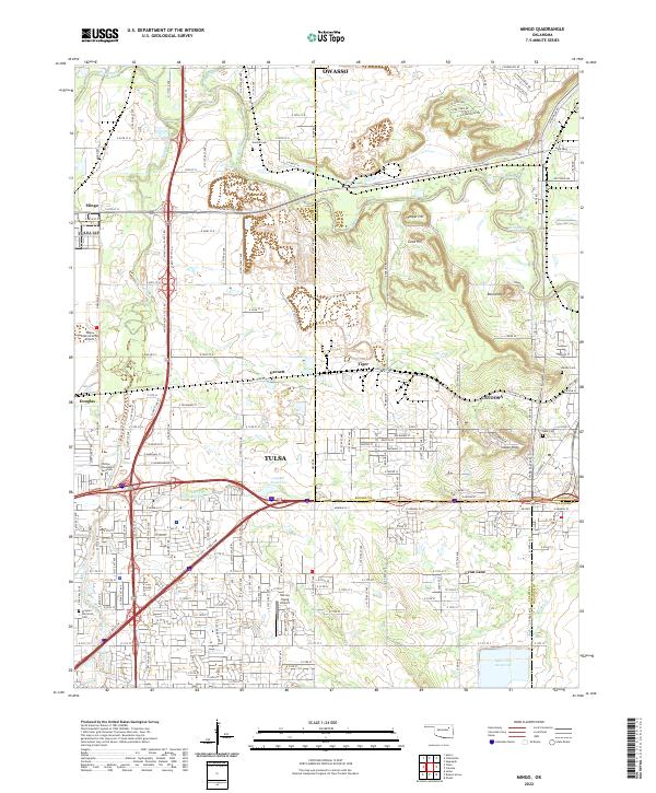 USGS Topographic Map – Mingo