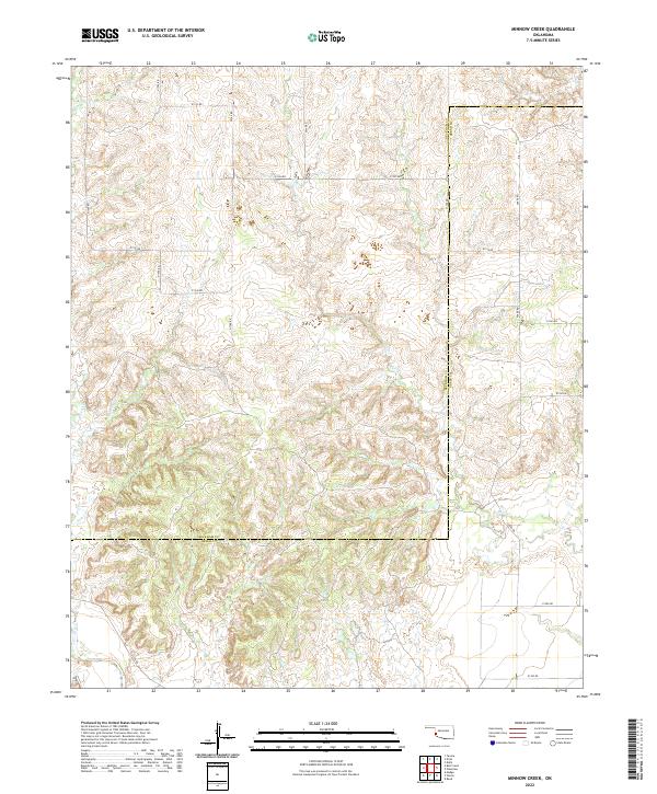 USGS Topographic Map – Minnow Creek