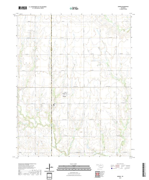 USGS Topographic Map – Nardin