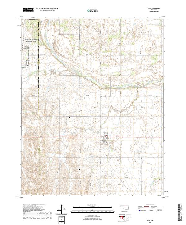 USGS Topographic Map – Nash