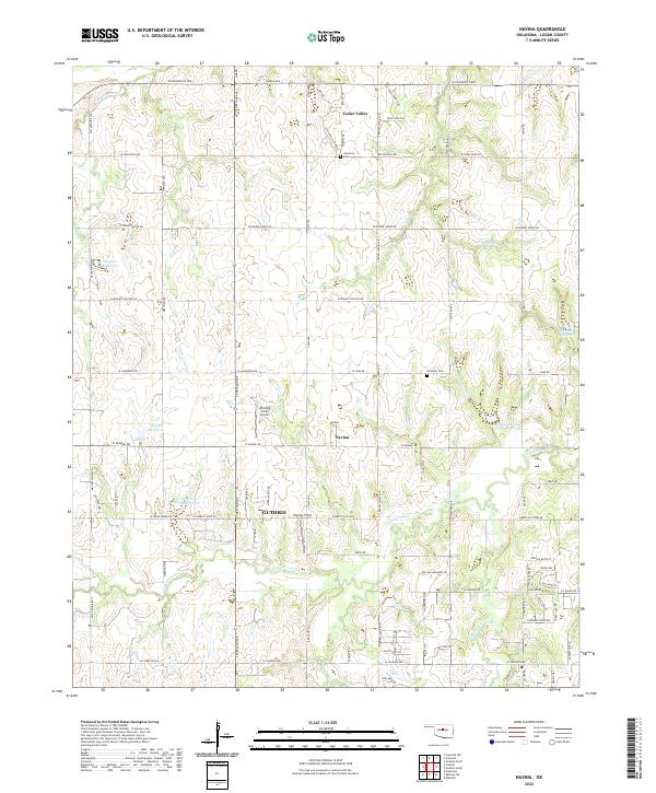 USGS Topographic Map – Navina