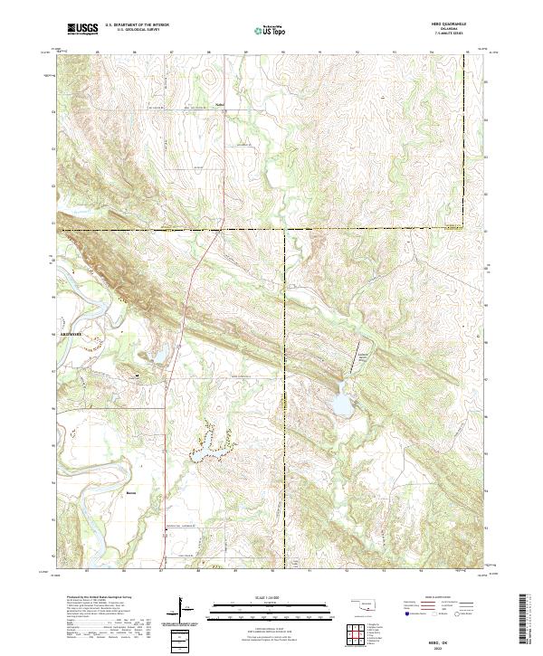 USGS Topographic Map – Nebo