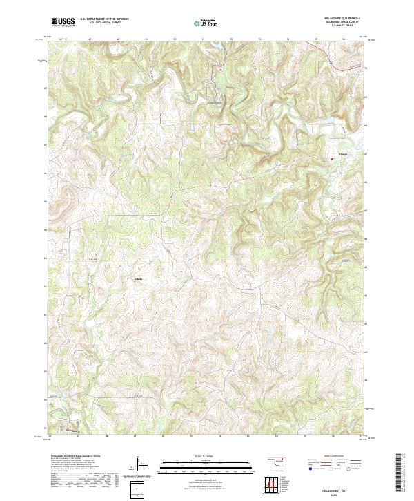 USGS Topographic Map – Nelagoney