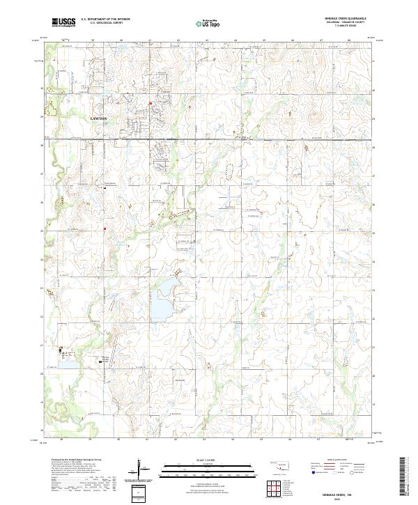 USGS Topographic Map – Ninemile Creek