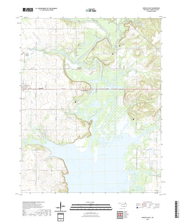 USGS Topographic Map – Nowata East