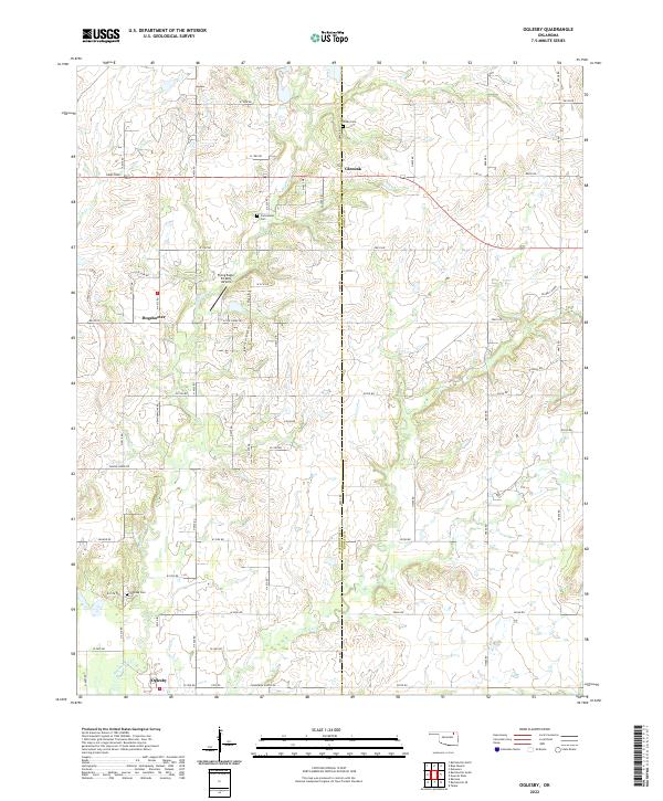 USGS Topographic Map – Oglesby