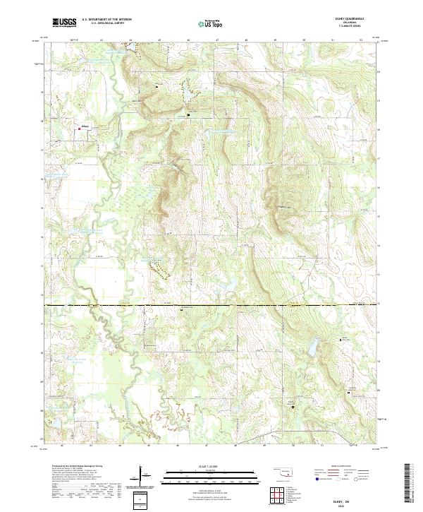 USGS Topographic Map – Olney