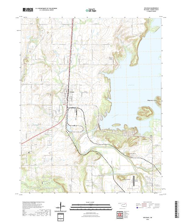 USGS Topographic Map – Oologah