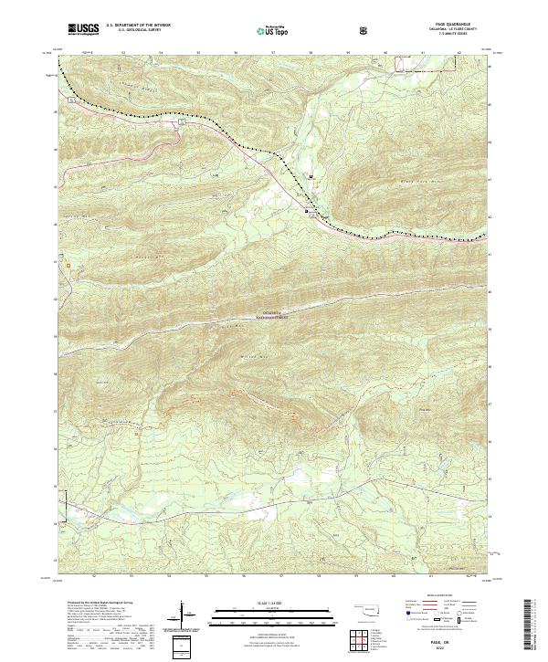 USGS Topographic Map – Page