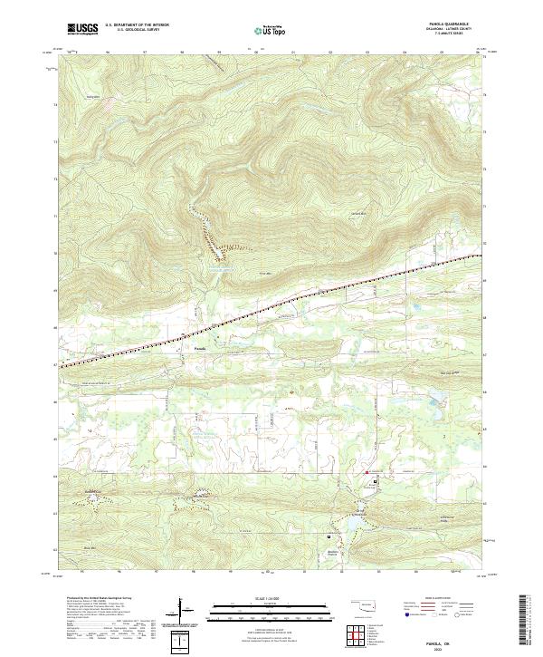 USGS Topographic Map – Panola