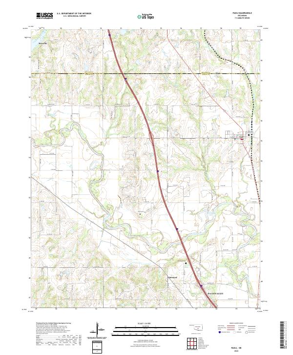 USGS Topographic Map – Paoli