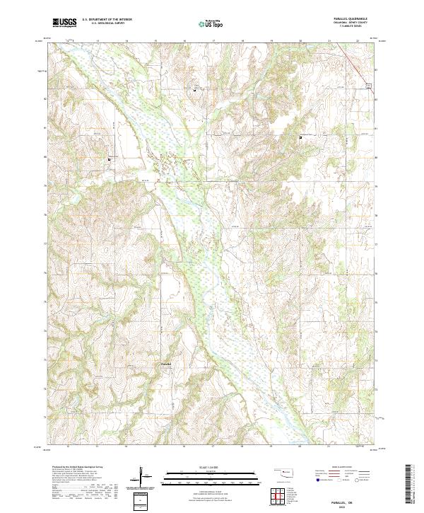 USGS Topographic Map – Parallel