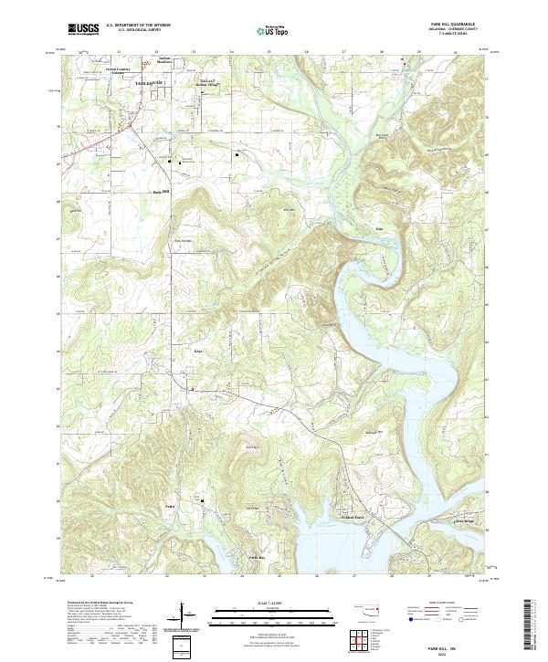 USGS Topographic Map – Park Hill