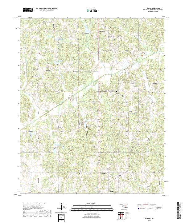 USGS Topographic Map – Pearson