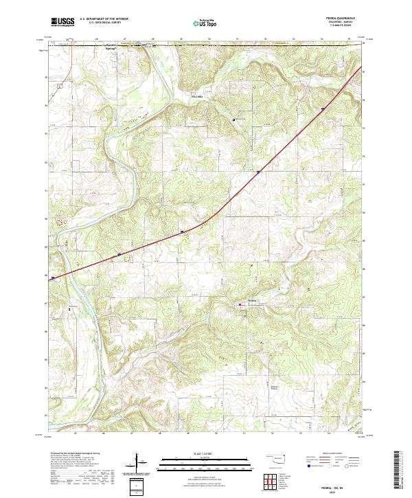2022 Map of Peoria, 2022 Print