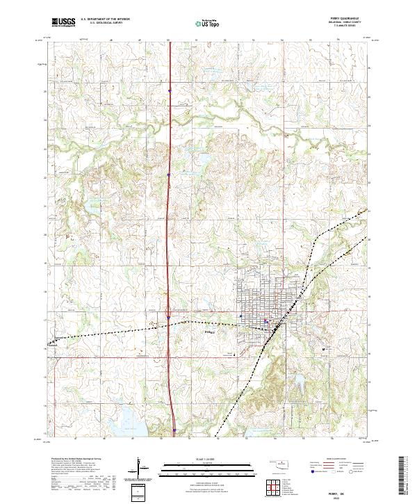 USGS Topographic Map – Perry
