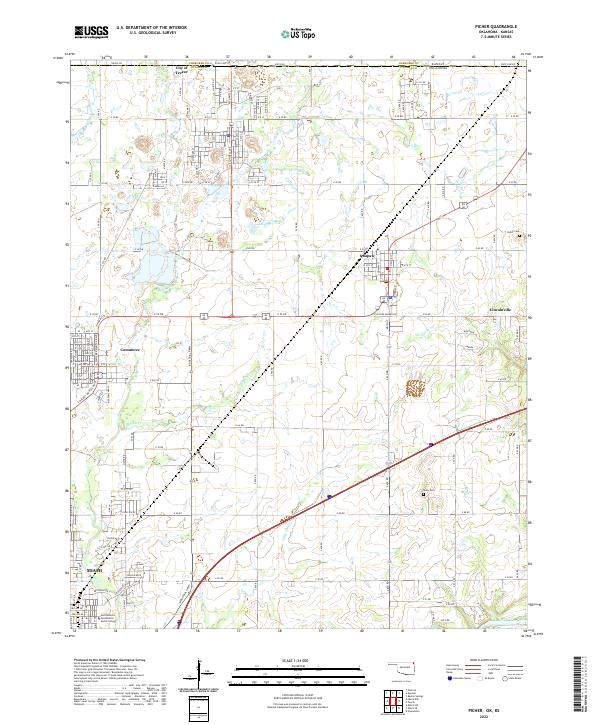 USGS Topographic Map – Picher