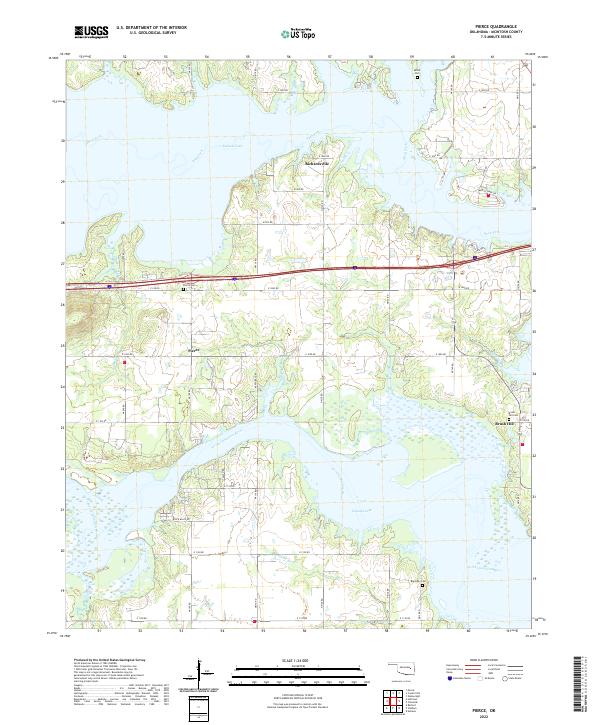 USGS Topographic Map – Pierce