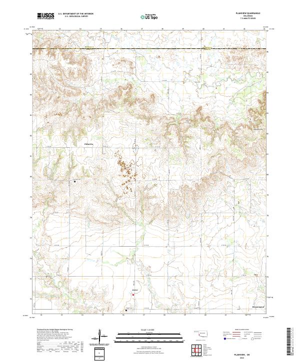USGS Topographic Map – Plainview