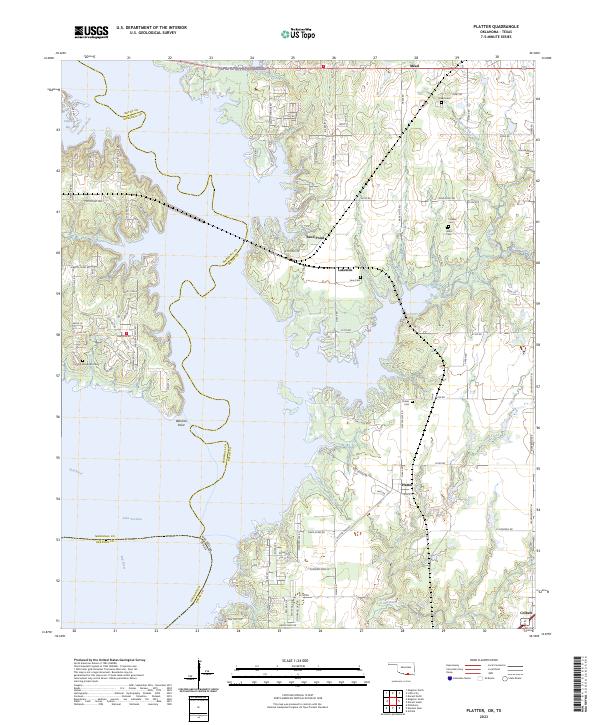 USGS Topographic Map – Platter