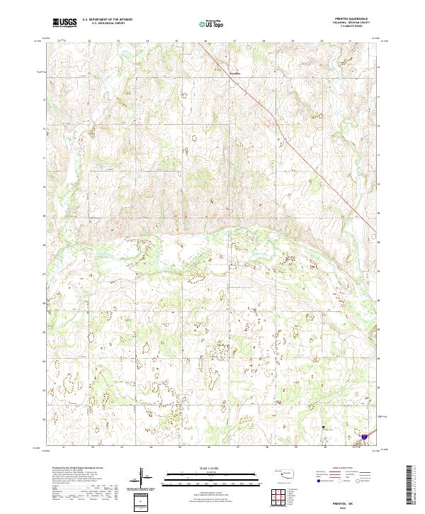 USGS Topographic Map – Prentiss