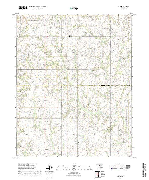 USGS Topographic Map – Putnam