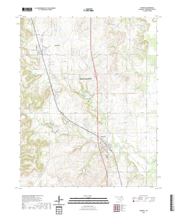 USGS Topographic Map – Ramona