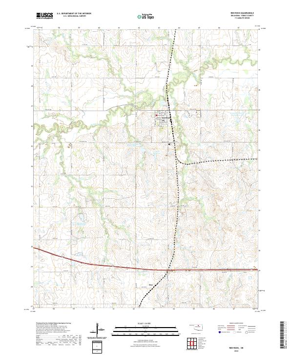 USGS Topographic Map – Red Rock