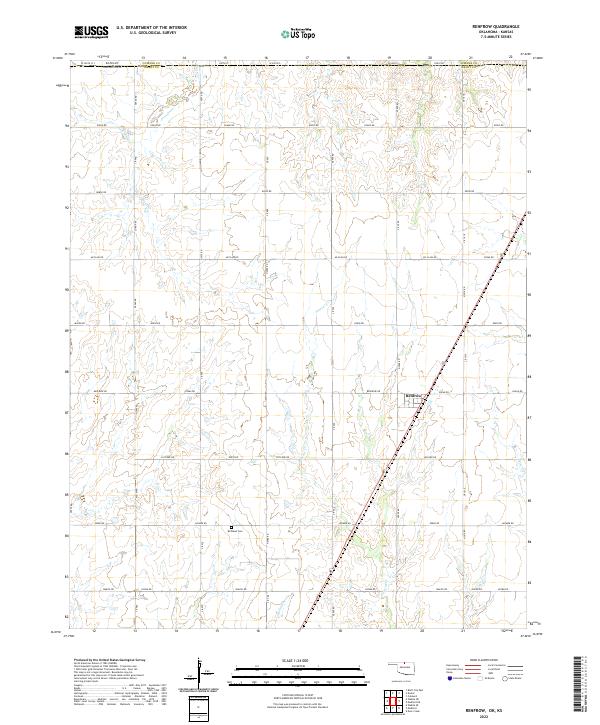 USGS Topographic Map – Renfrow