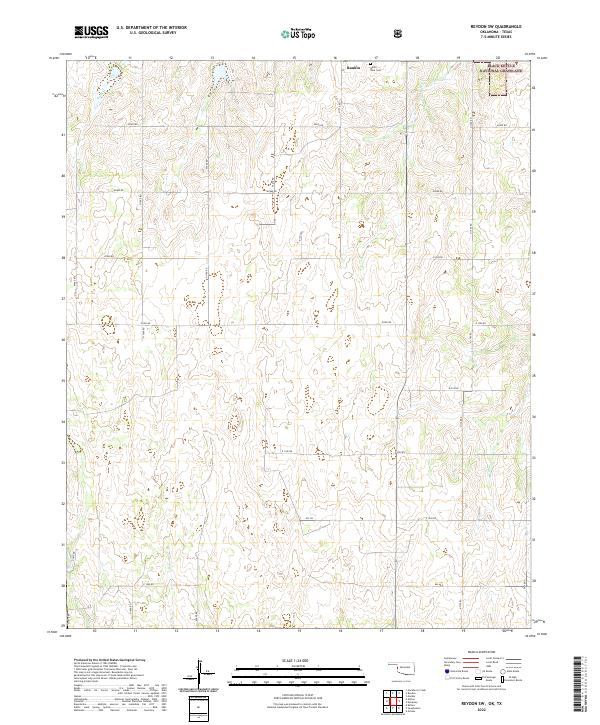 USGS Topographic Map – Reydon SW