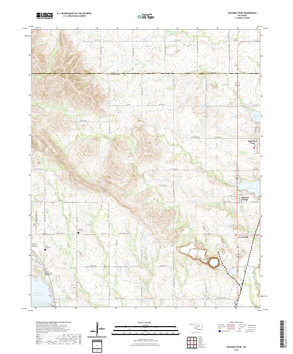 USGS Topographic Map – Richards Spur