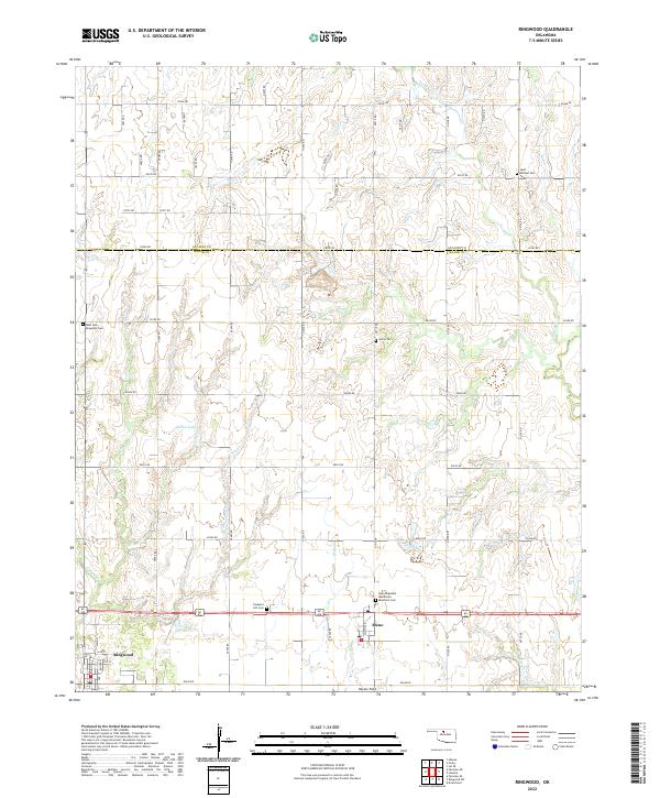 USGS Topographic Map – Ringwood